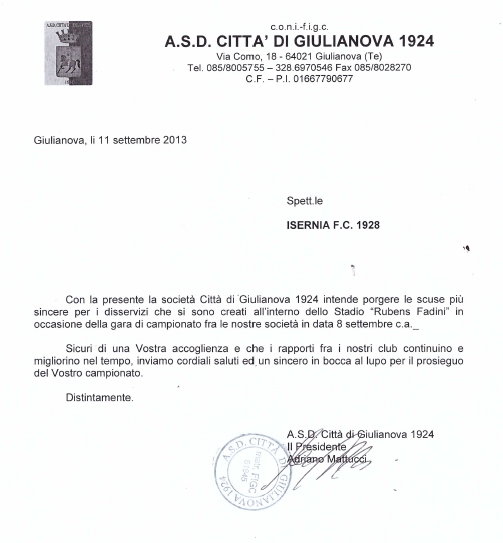 nota Isernia