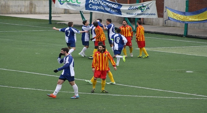 l'esultanza del Delfino Flacco Porto