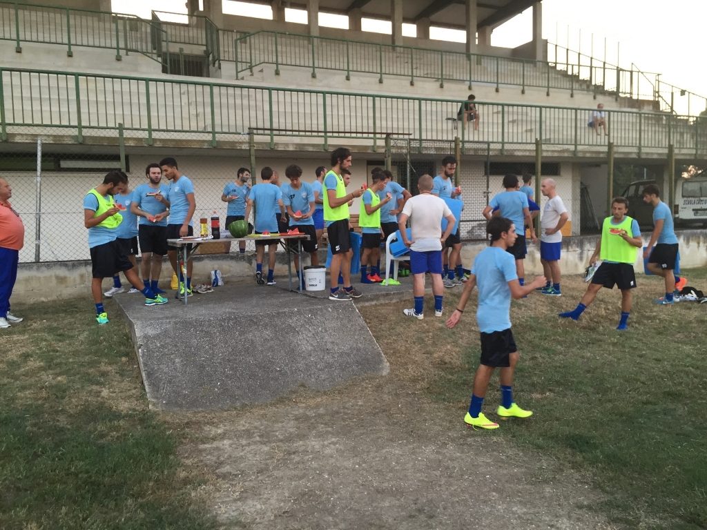 IL SANT'OMERO IN ALLENAMENTO