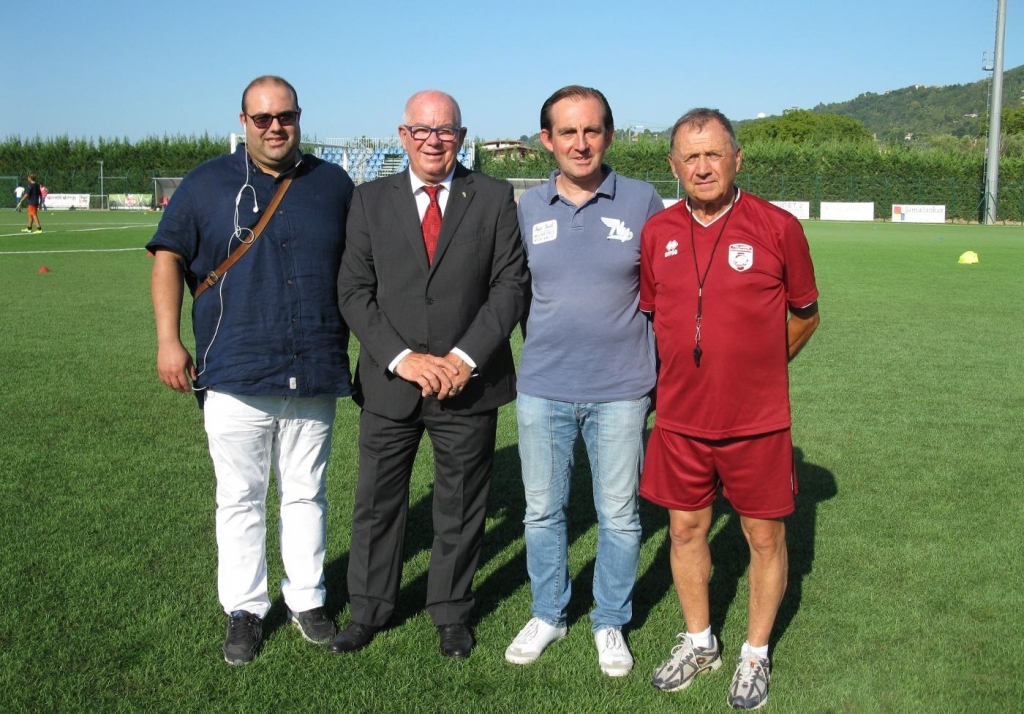 Gli osservatori del club emiliano in visita alla "Cittadella dello Sport". 