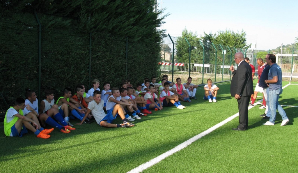 Gli osservatori del club emiliano in visita alla "Cittadella dello Sport". 