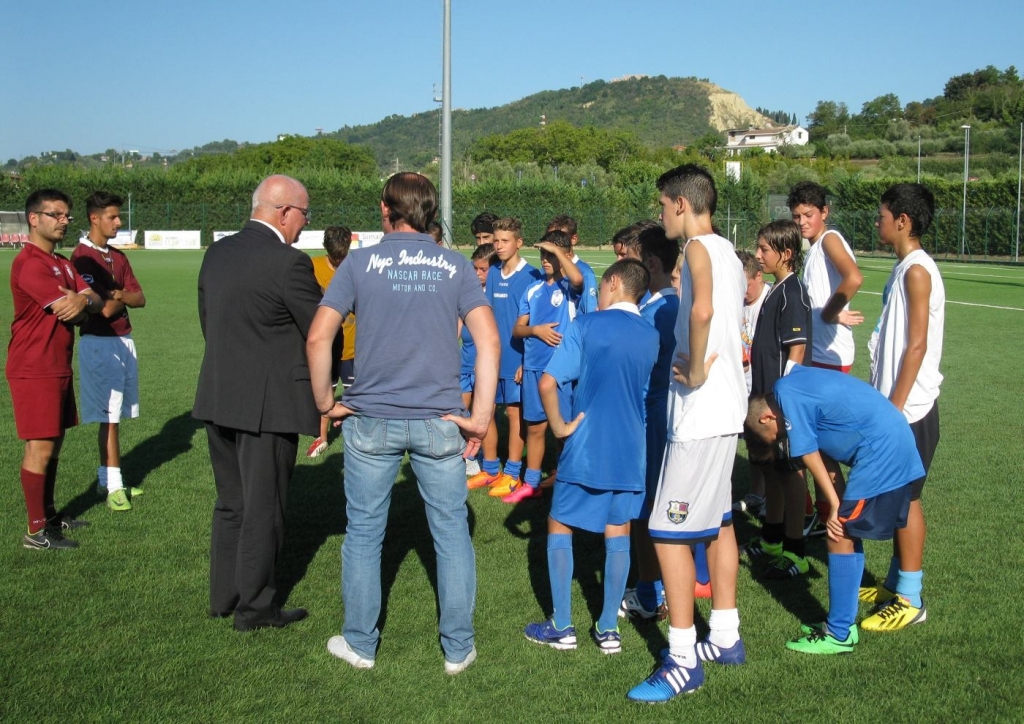 Gli osservatori del club emiliano in visita alla "Cittadella dello Sport". 