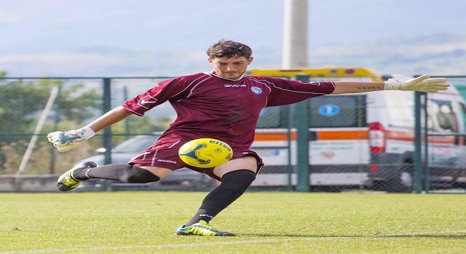 Federico Fanti con la maglia del Celano